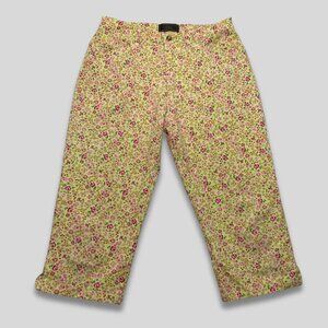 FENDI Vintage Floral Pants/Capri Size 40